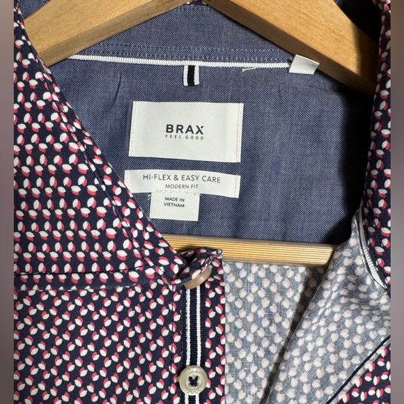 Brax Feel Good Men’s Hi-Flex & Easy Care Modern Fit Harold Style Button Down XXL - Picture 9 of 12